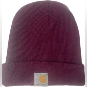 Carhartt Burgundy Knit Beanie